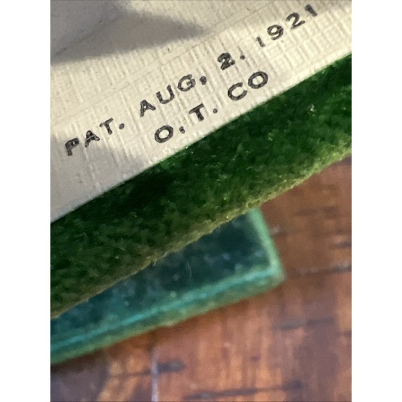 Antique Oval Cufflinks Design Signed CLP Co and Box - Picture 7 of 9